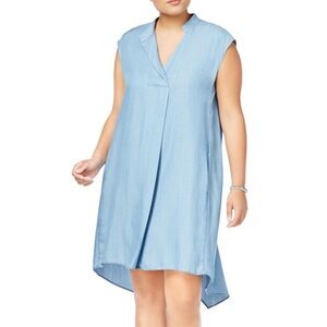 NWT RACHEL Roy Harper Chambray Shift Dress size 1X
